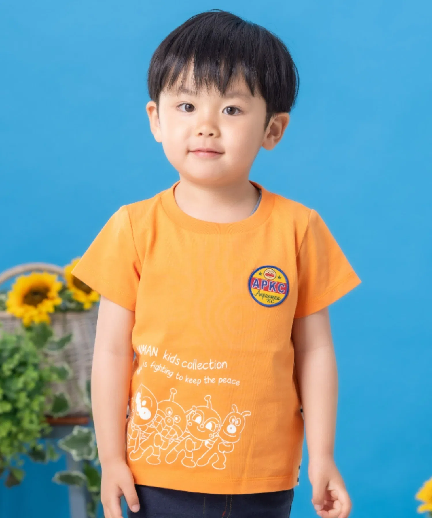 Детская футболка ANPANMAN KIDS COLLECTION с бордюром