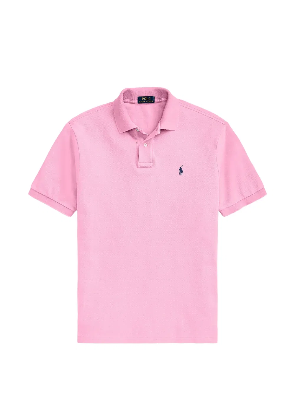 Поло с коротким рукавом и вышитым логотипом Polo Ralph Lauren, розовый