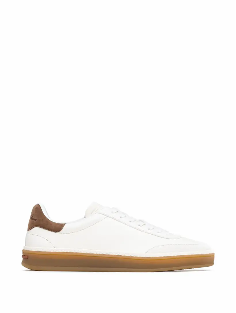 

Кожаные кеды Tennis Walk Loro Piana, белый