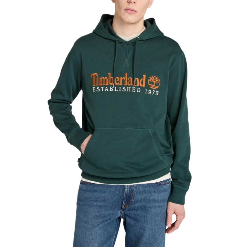 

Timberland Мужская толстовка с капюшоном, зеленая, средней толщины