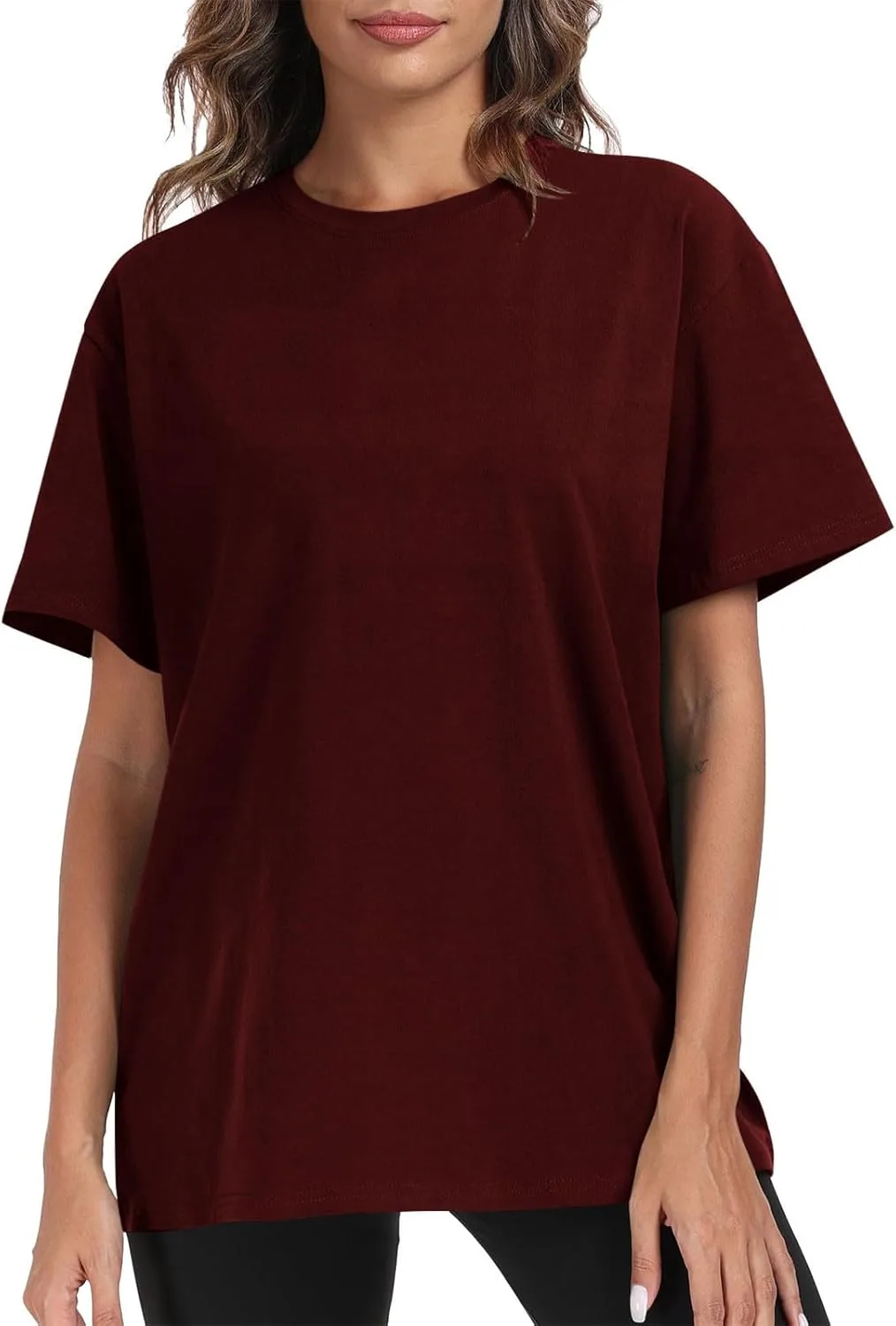 

Летние топы для женщин 2026, короткий рукав, однотонные Floleo