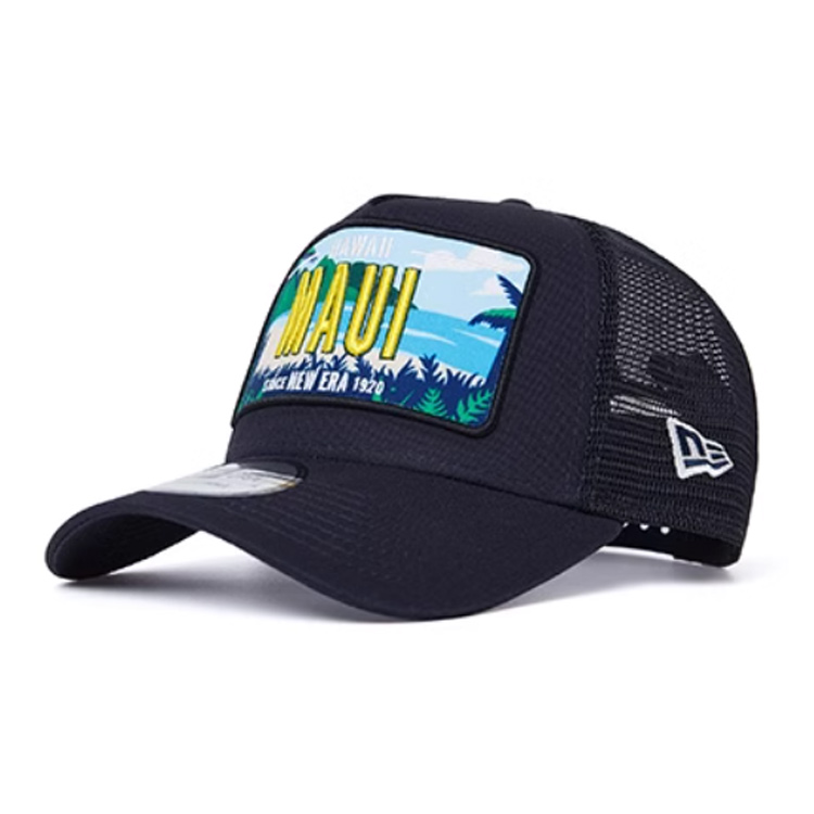 

New Era Бейсболка из полиэстера и хлопка унисекс темно-синяя, Navy Blue