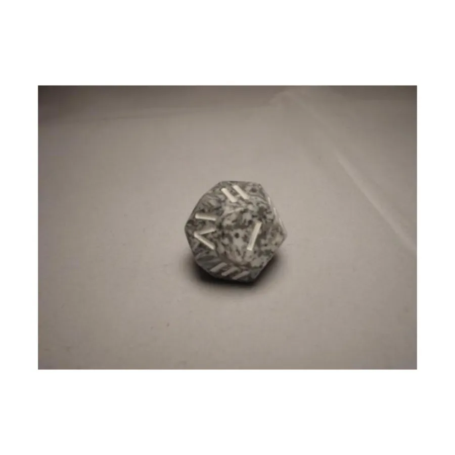 

d4 Гранит с белыми римскими цифрами (2), Dice - Miscellaneous (Chessex)