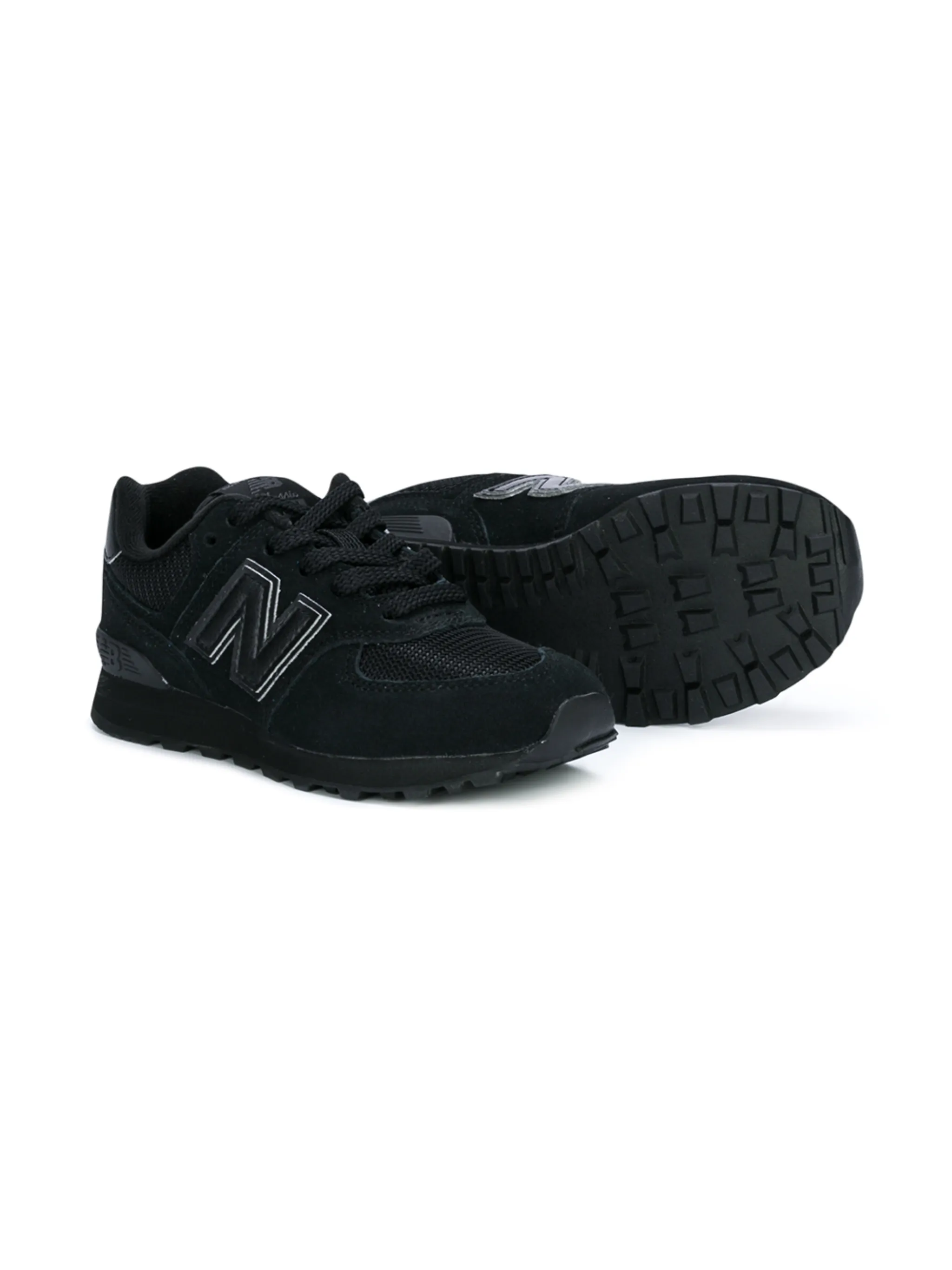 Кроссовки 574 Core New Balance Kids, черный — фото 2