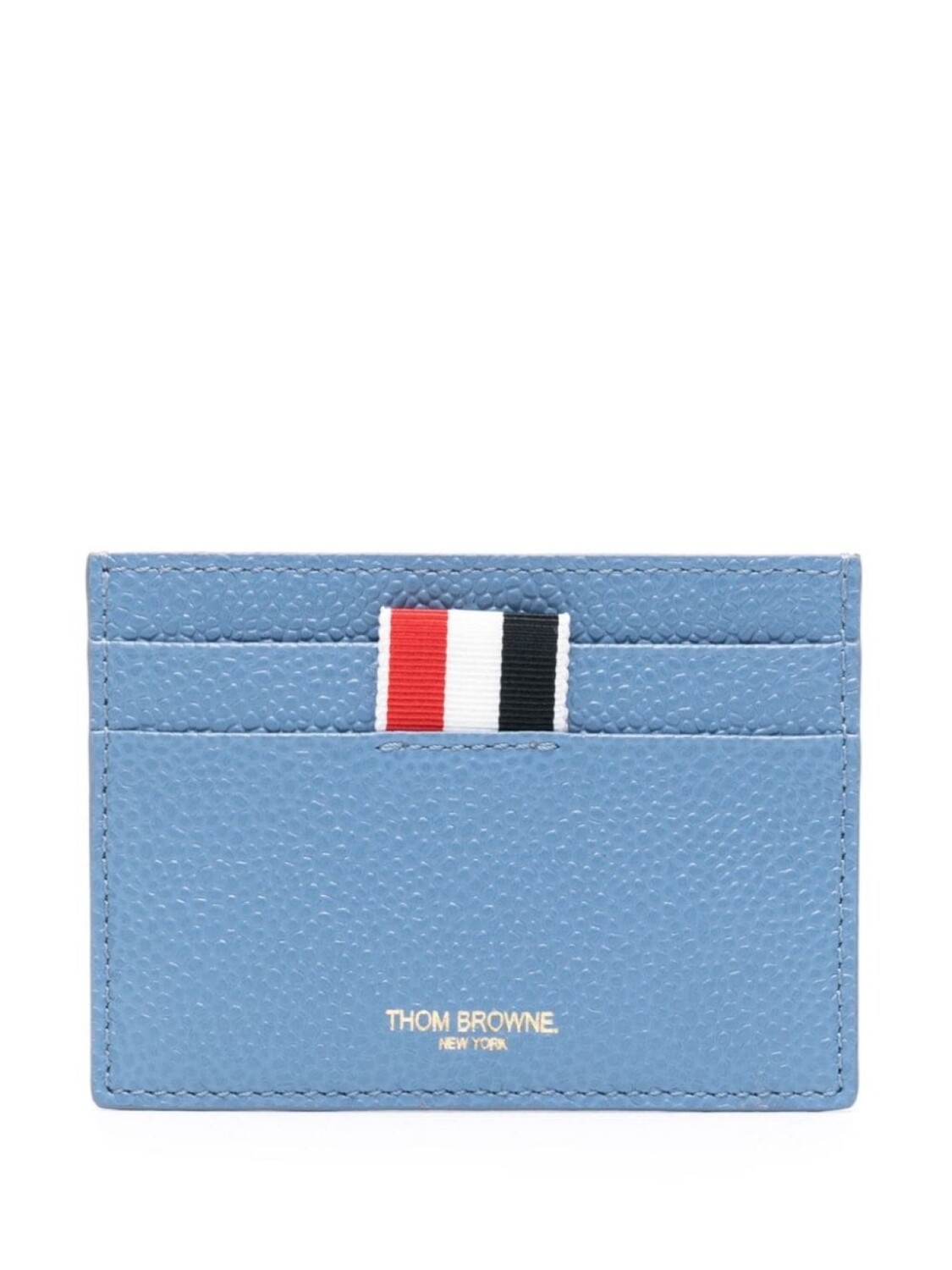 

Картхолдер с полосками 4-Bar и вышивкой Rose Thom Browne, синий