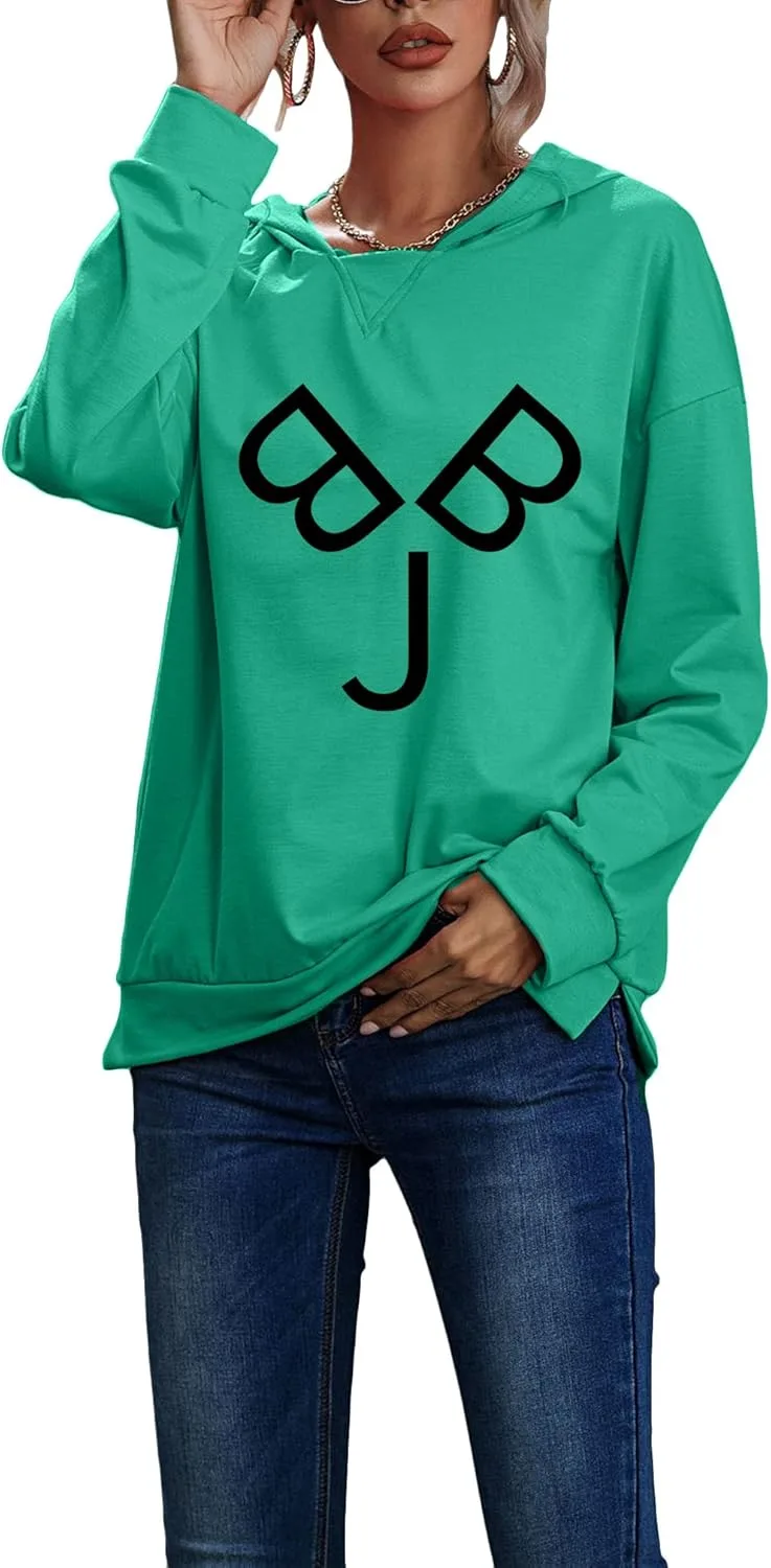 

BOFETA женский Casual свитшот осенний свободный легкий с длинным рукавом и разрезом по боку