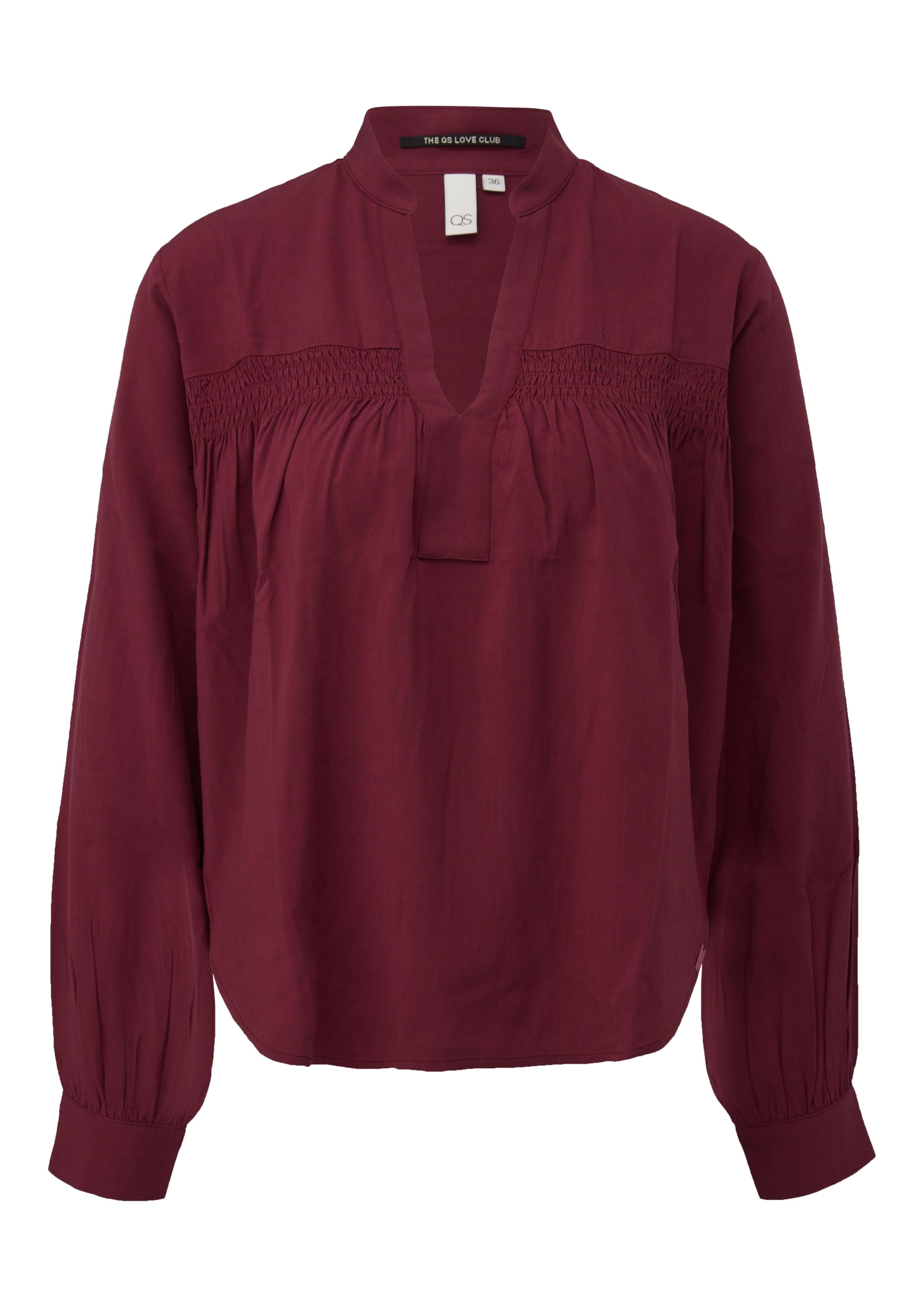 

QS Блузка в бордовом цвете