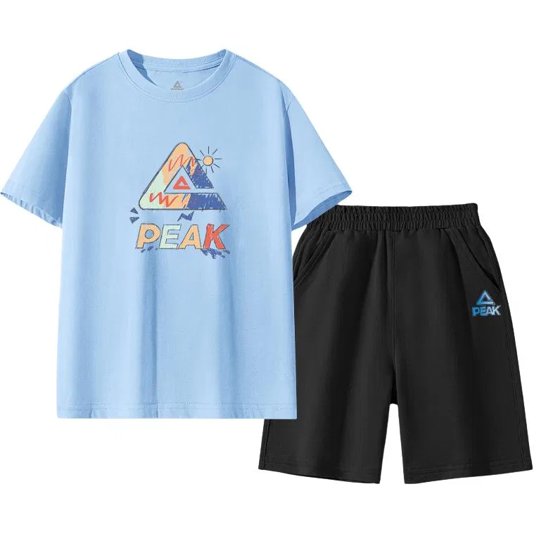 Детский спортивный костюм PEAK Blue/PK Multicolor Graffiti