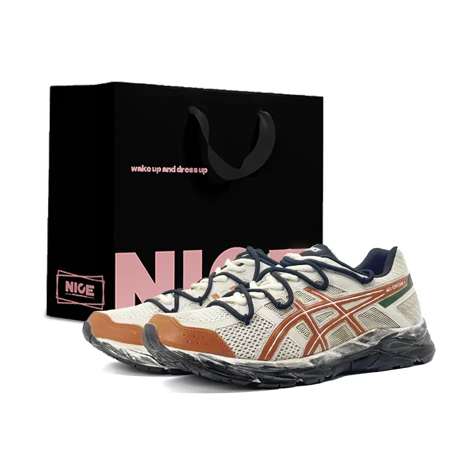 

Низкие беговые кроссовки Gel Contend 4 для мужчин ASICS, серо-оранжевый