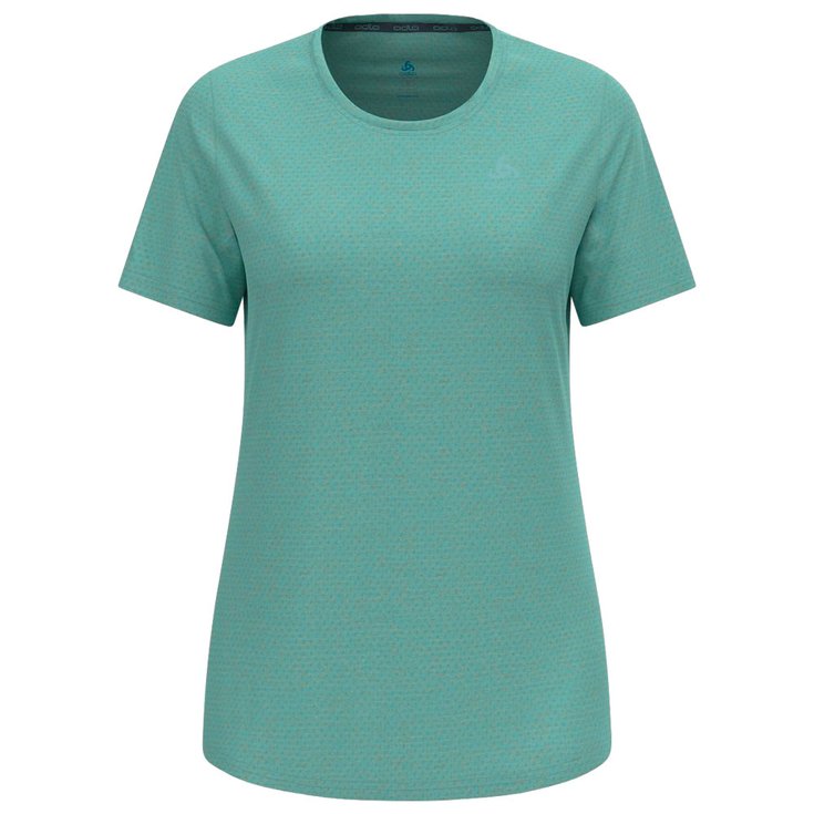 

Футболка Trail t-shirt active 365 linencool t-shirt с круглым вырезом ss wmn aqua haze melange - s Odlo