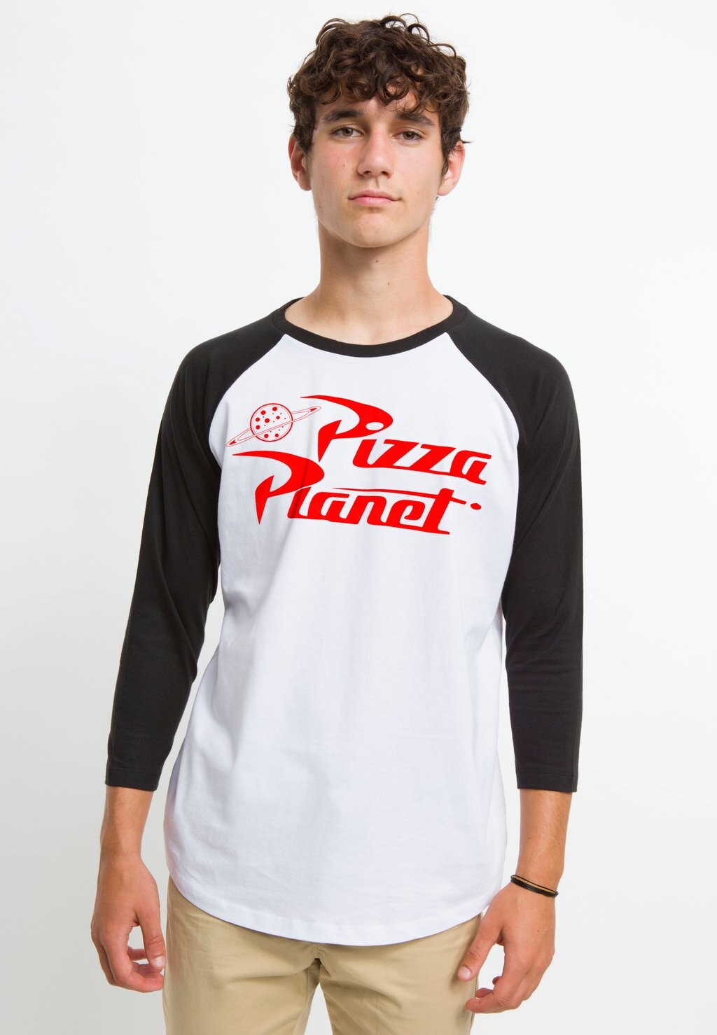 

Топ с длинными рукавами TOY STORY PIZZA PLANET Disney, белый
