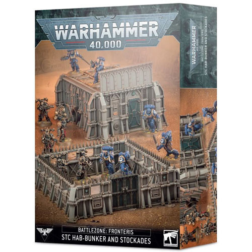 

Миниатюра Games Workshop Warhammer 40K: Battlezone Fronteris - STC Hab-Bunker & Stockades