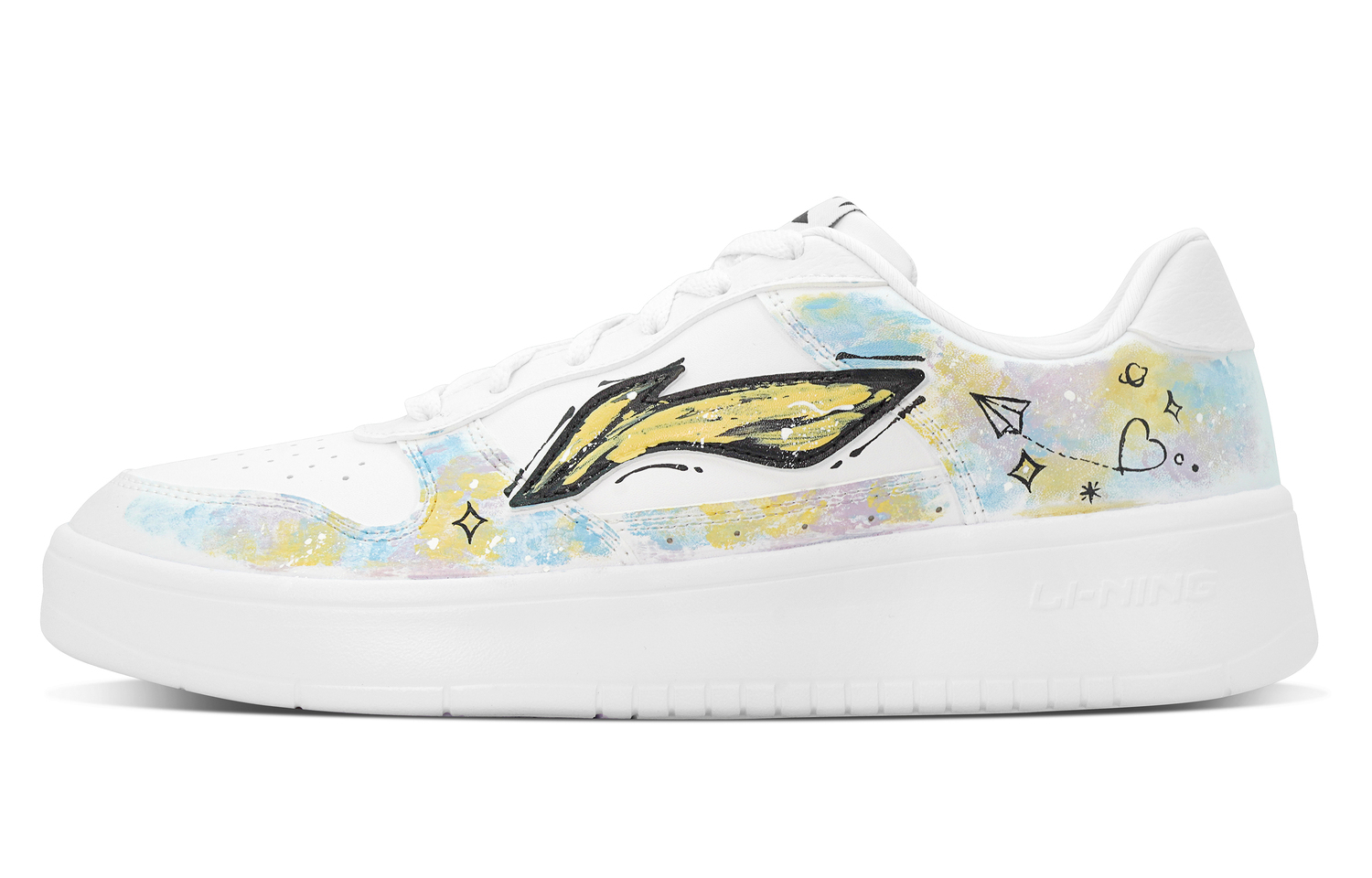 

Понтонные лодки легкие и дышащие низкие кроссовки для скейтбординга мужские LINING, мультиколор