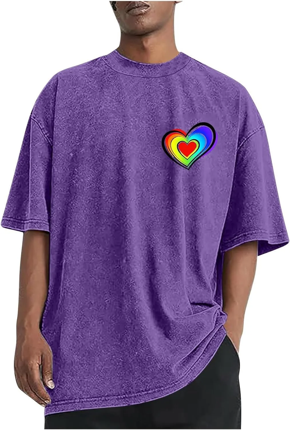 

Мужская футболка с принтом Love Heart