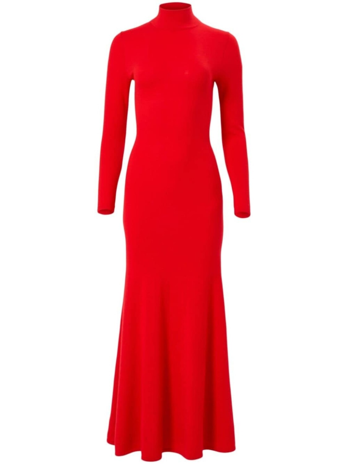 

Carolina Herrera трикотажное платье с высоким воротником, красный