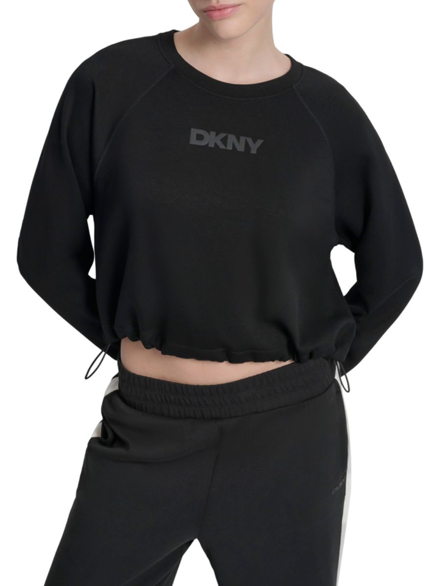 

Толстовка с логотипом DKNY, черный