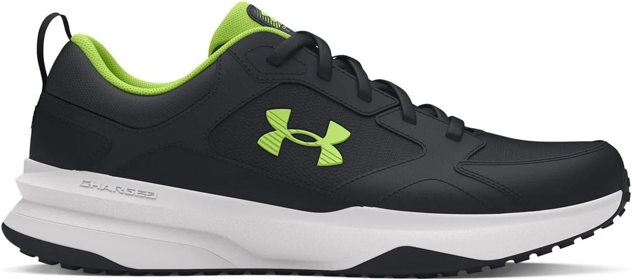 Мужские тренировочные кроссовки Under Armor Charged Edge Under Armour, черный/зеленый/серый