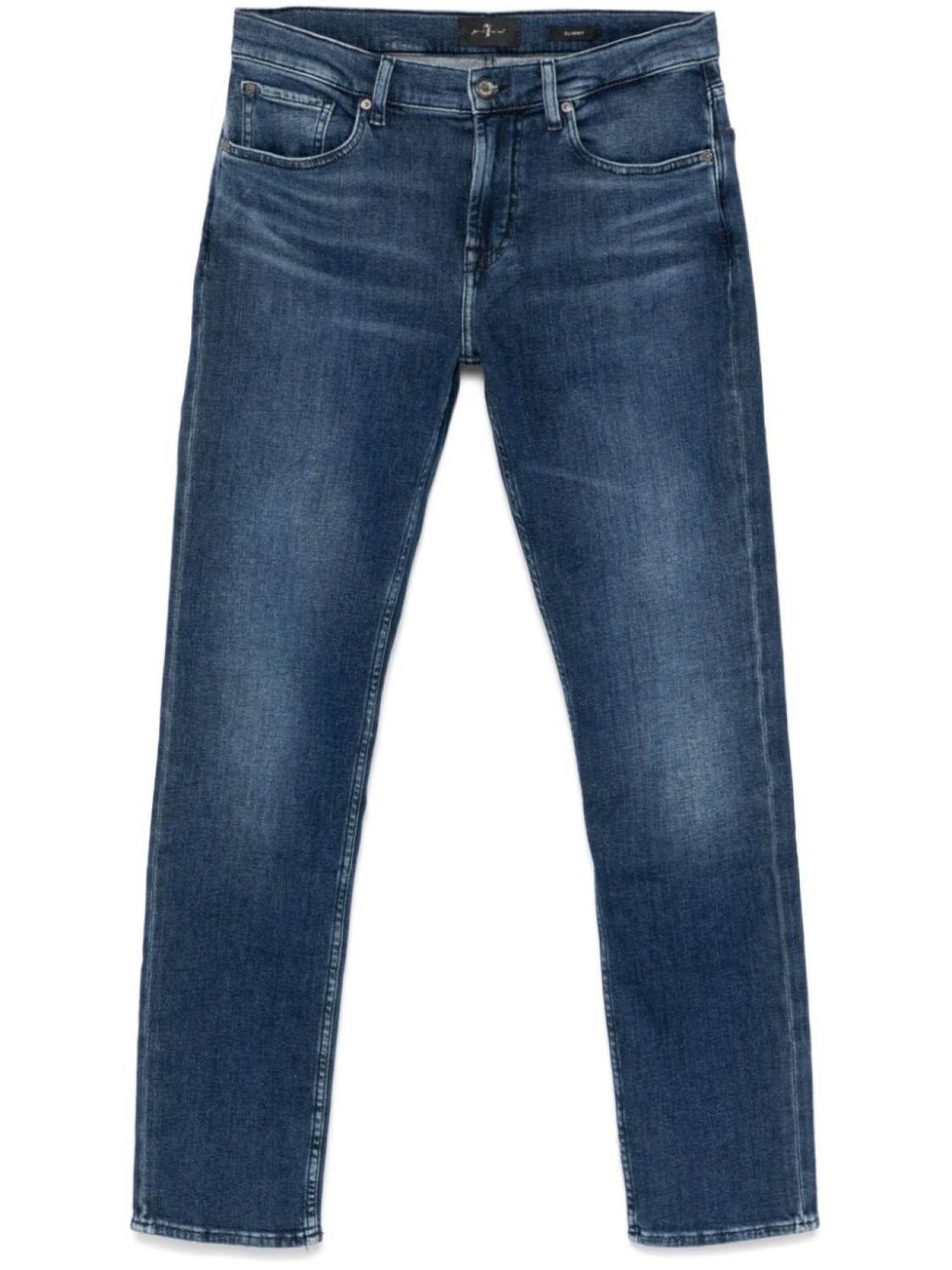 

7 For All Mankind узкие джинсы, синий