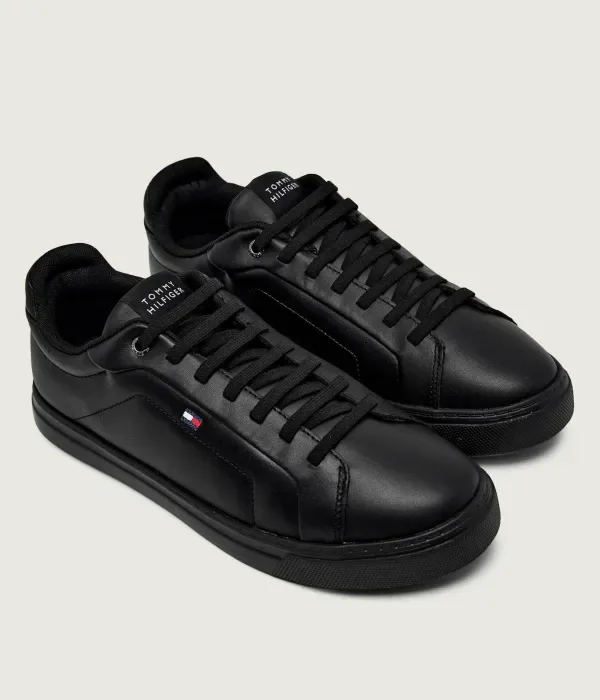 Кожаные кроссовки ICON COURT Tommy Hilfiger, черный — фото 3