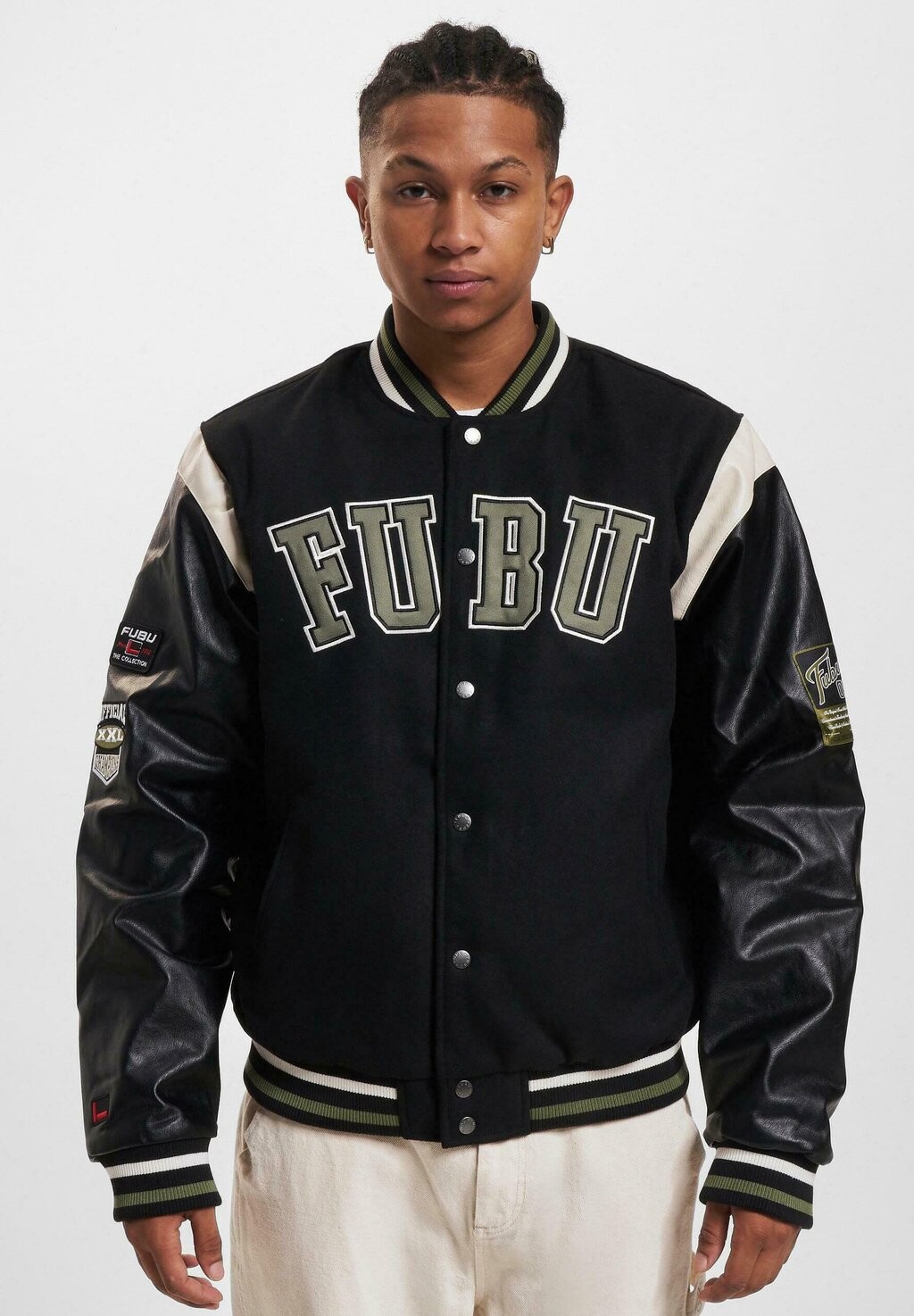 

Куртка-бомбер Unisex College Varsity FUBU, черный