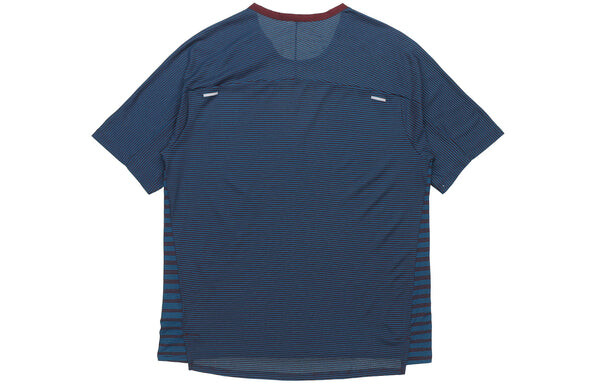 Футболка techknit future fast running round neck short sleeve 'brownred dark green black' Nike, красный — фото 2
