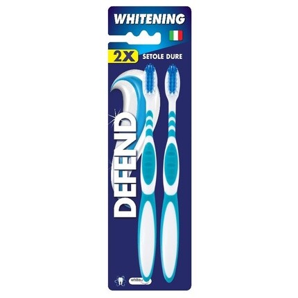 Отбеливающая зубная щетка Defend, 2 шт.