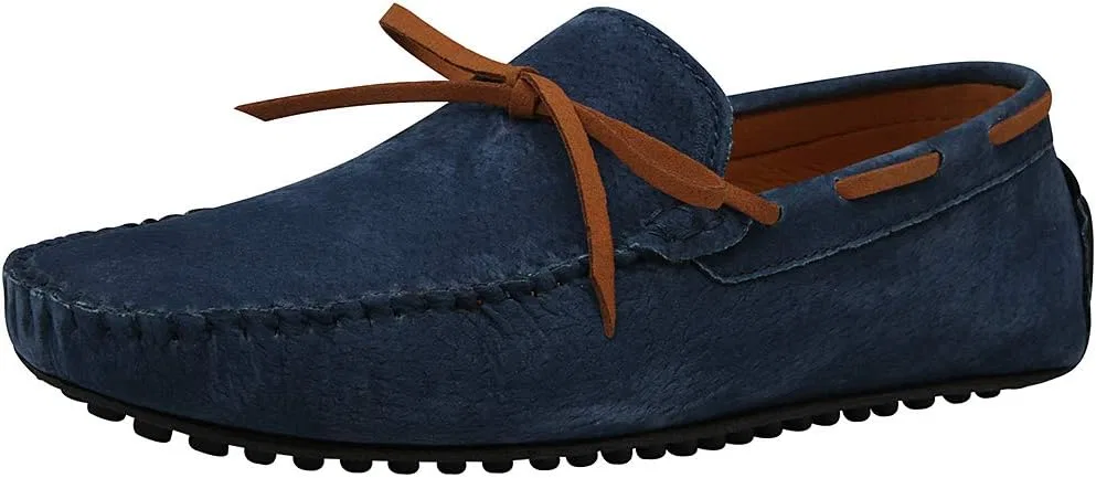 Мокасины замшевые ANUFER Navy