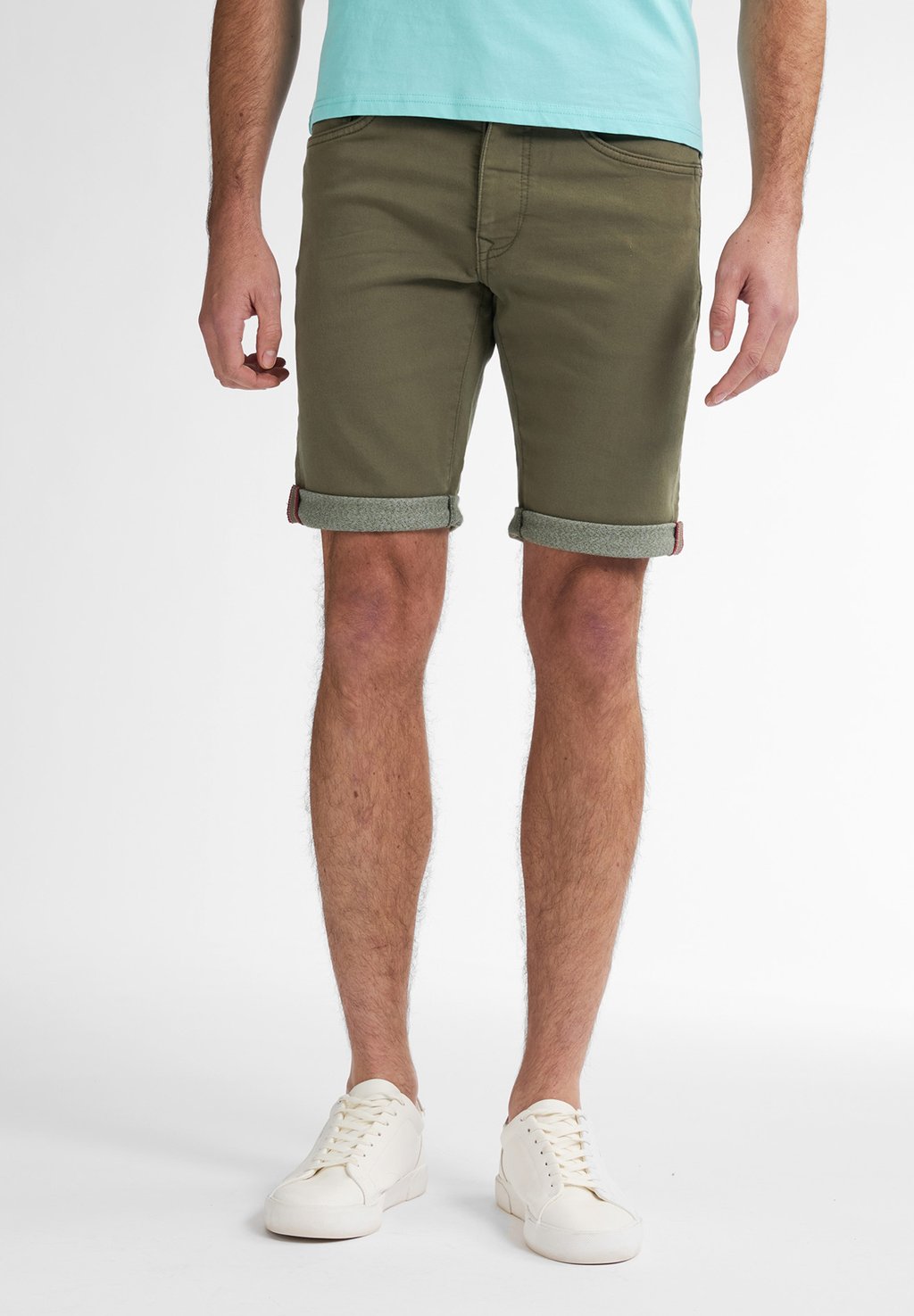 

Джинсовые шорты JACKSON COLOURED DENIM COCONUT Petrol Industries, темно-зеленый
