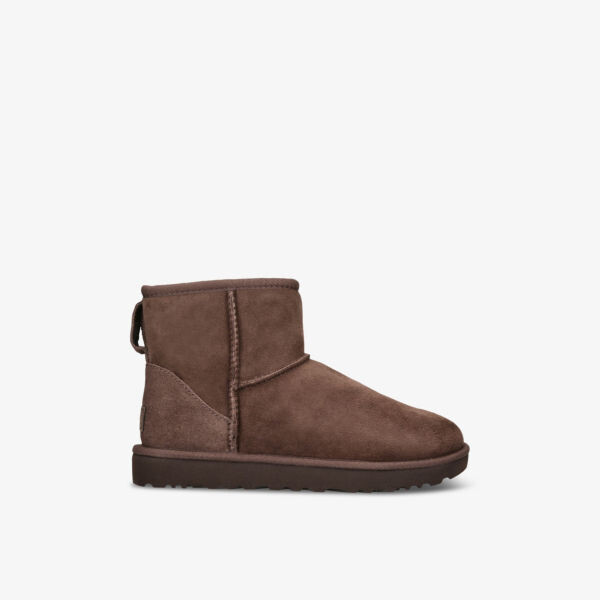 

Классические ботильоны mini ii из замши и овчины с нашивкой-логотипом Ugg, коричневый