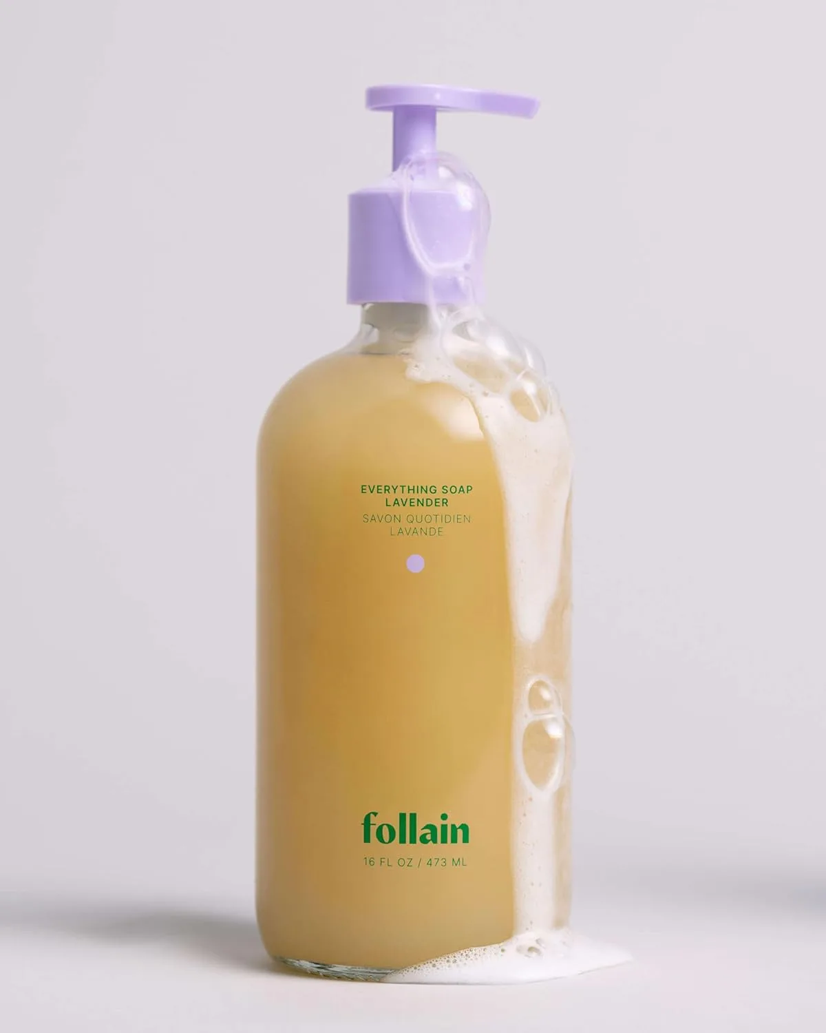 Мыло Follain Everything для рук и тела | Нежное, очищающее, увлажняющее мыло с натуральными ароматными эфирными маслами - веганский продукт, не тестируется на животных 473 мл (1 шт.), olive — фото 2