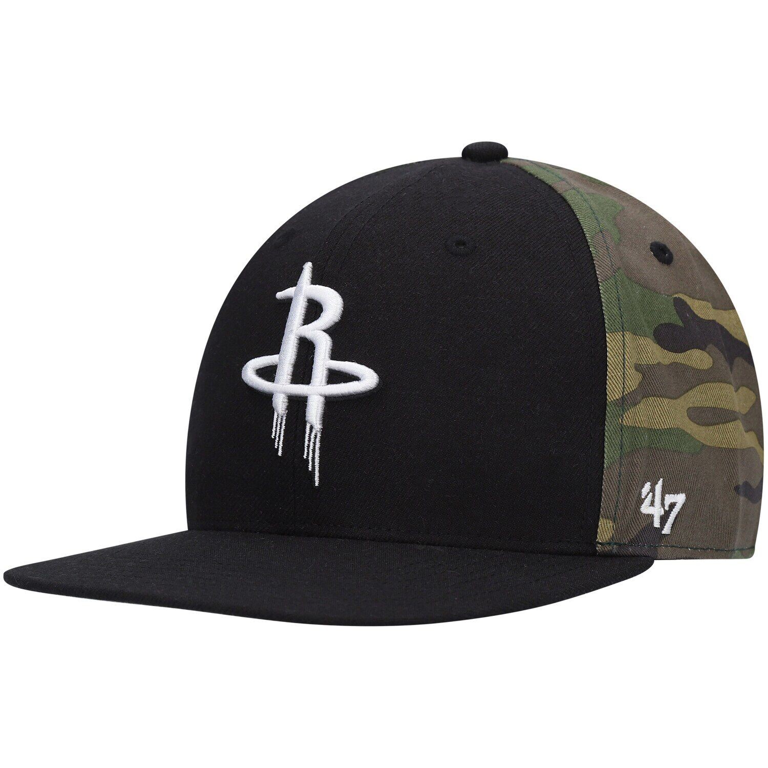 

Мужская кепка '47 Black/Camo Houston Rockets Bramble Captain Snapback