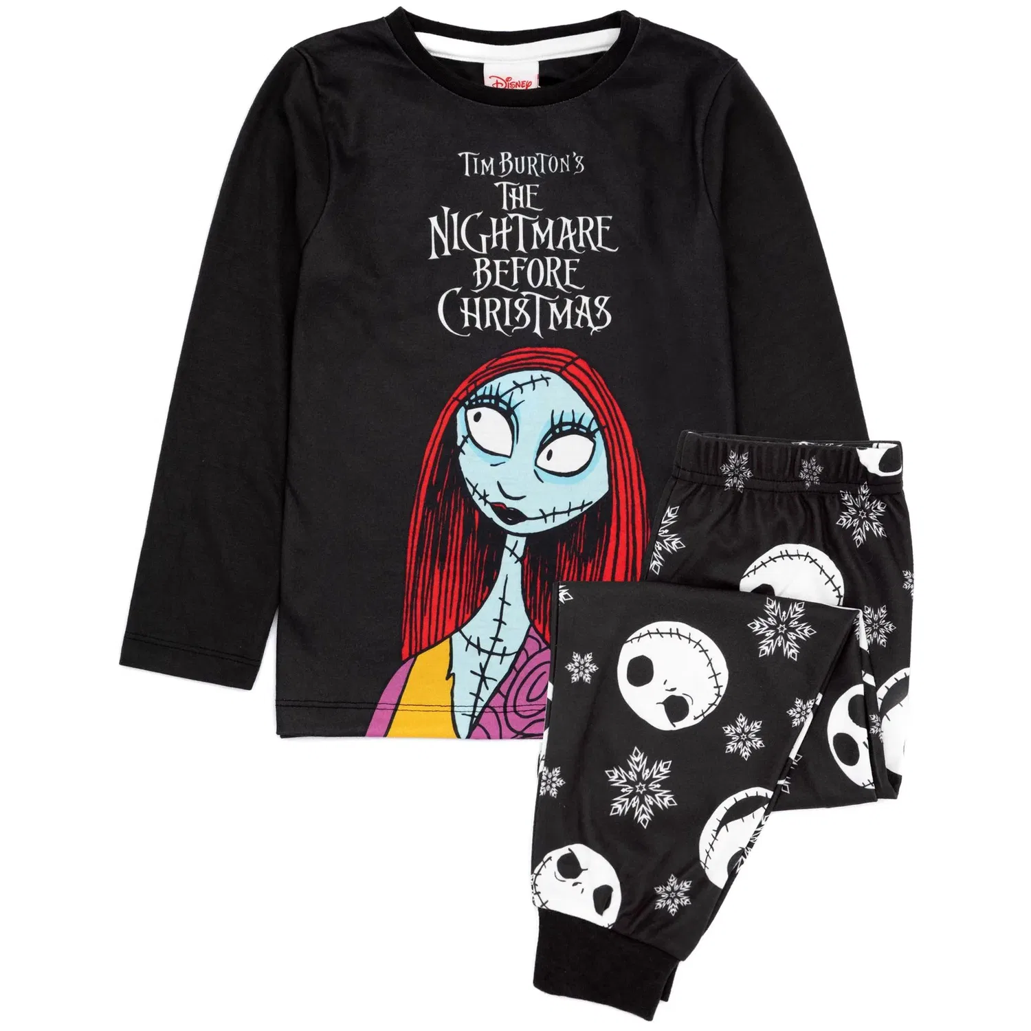 Пижама с длинным рукавом и штанинами Disney The Nightmare Before Christmas, мультиколор — фото 2