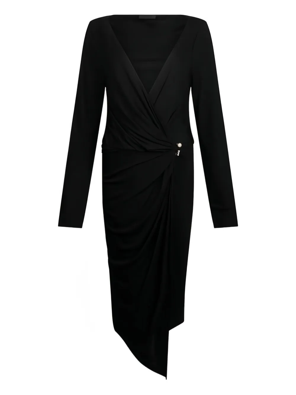 

Драпированное платье с украшениями LIU JO, черный