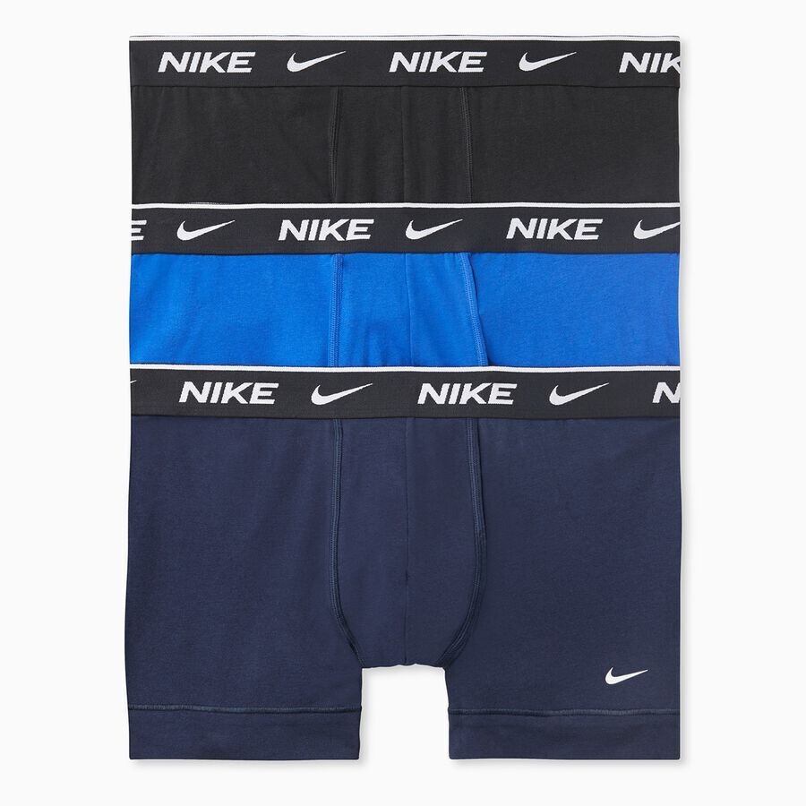 

Боксеры Everyday Cotton Stretch Trunk (3 Pack) NIKE, цвет obsidian/game royal/black