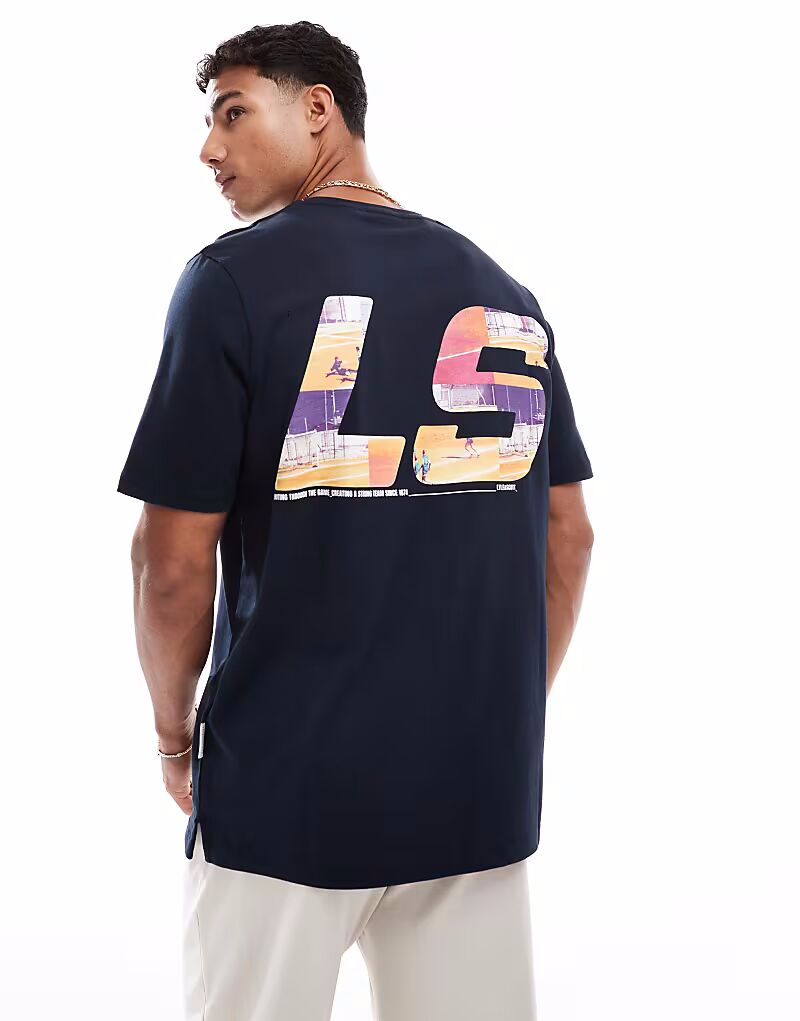 

Футболки Lyle & Scott Ss с принтом Polaroid в цвете z271 темно-синего цвета