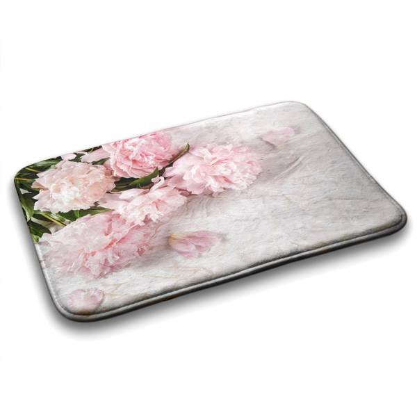 

Коврик для ванной Tulup Nelkenblüten, 75x1x75 см, красный