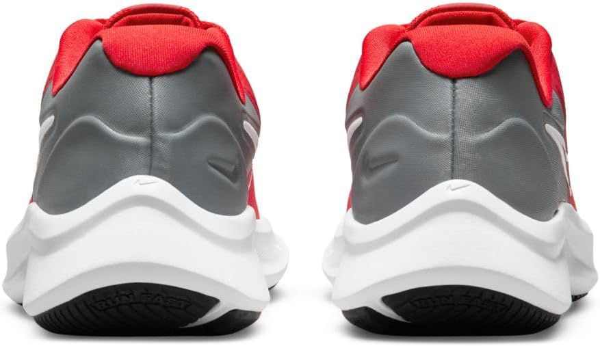 Кроссовки NIKE Tanjun для старших детей, красный/серый — фото 2
