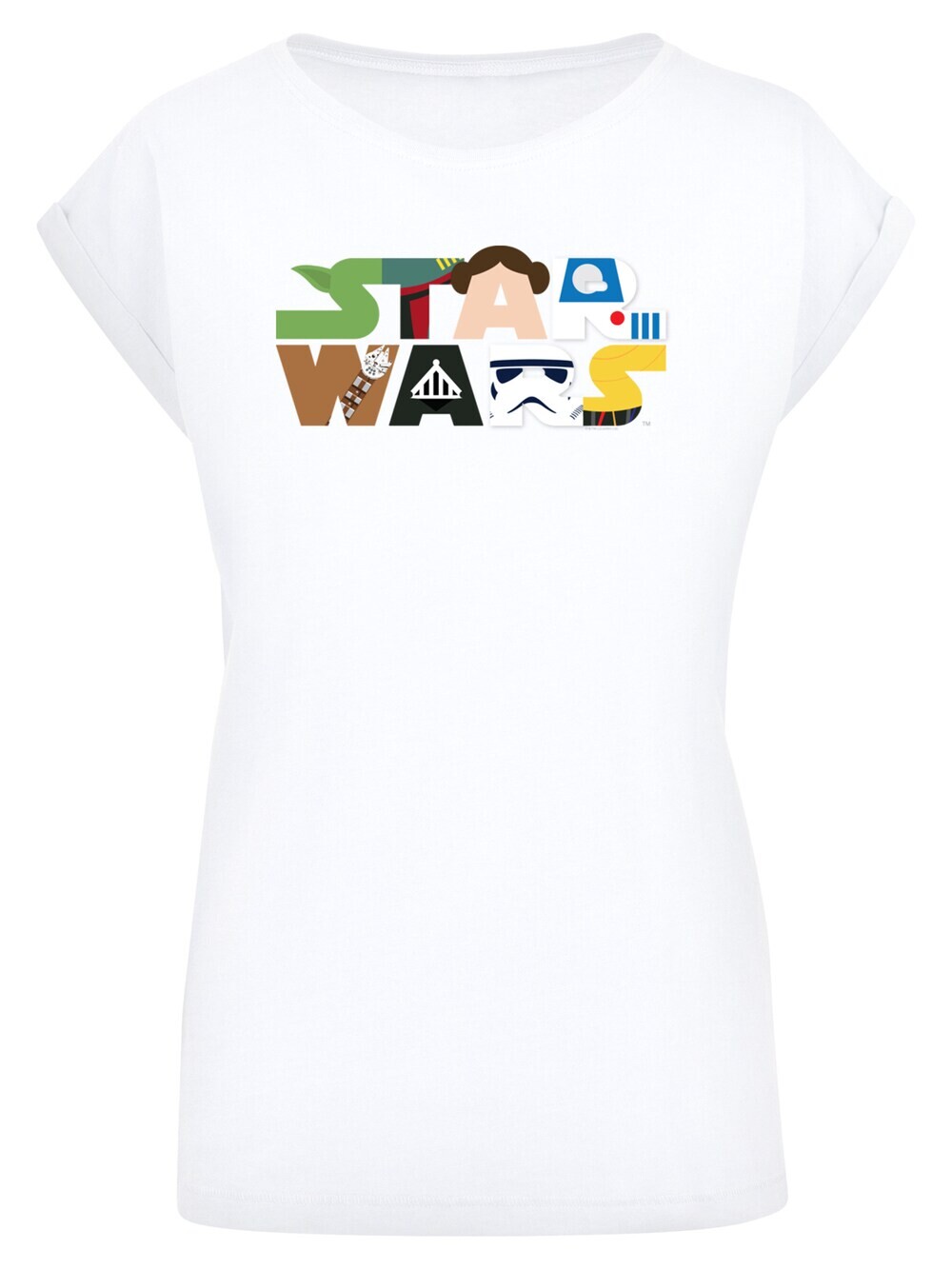 

Рубашка F4Nt4Stic Star Wars Character Logo, белый