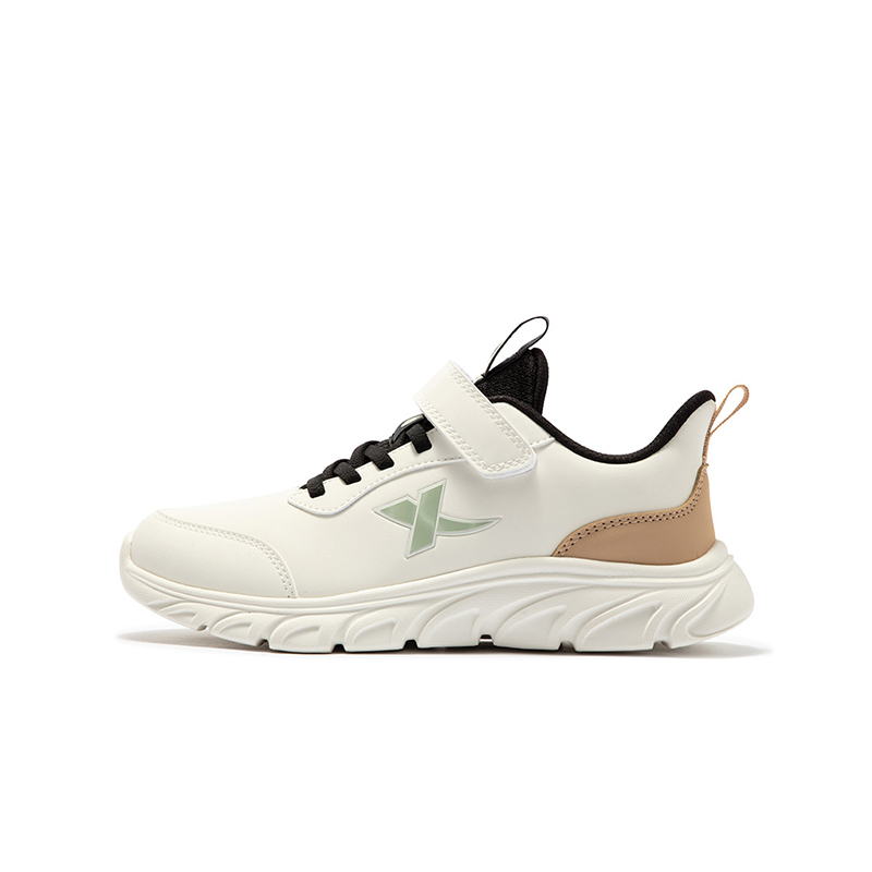 

XTEP Беговые кроссовки с амортизацией устойчивые к истиранию и скольжению низкие Sail White Olive Kids'