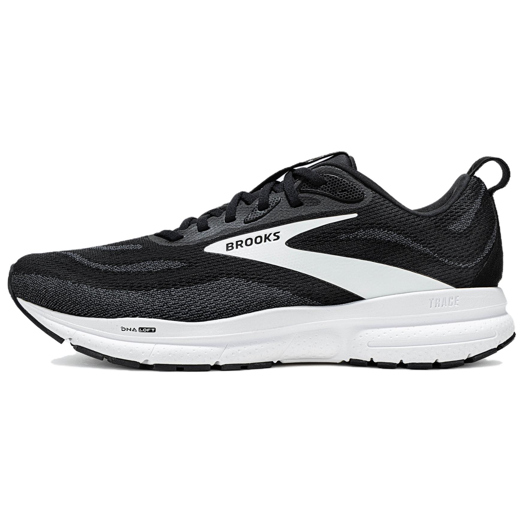 

Brooks Кроссовки для бега с низким верхом, износостойкие, противоскользящие, мужские, цвет: черный, серый, белый