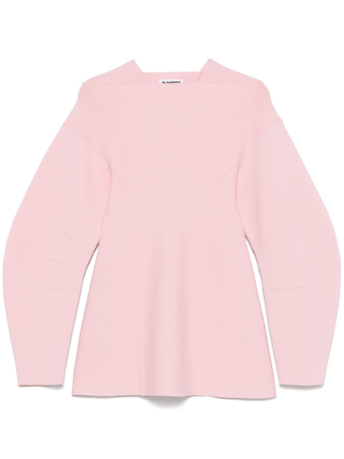 

Свитер с круглым вырезом Jil Sander, розовый