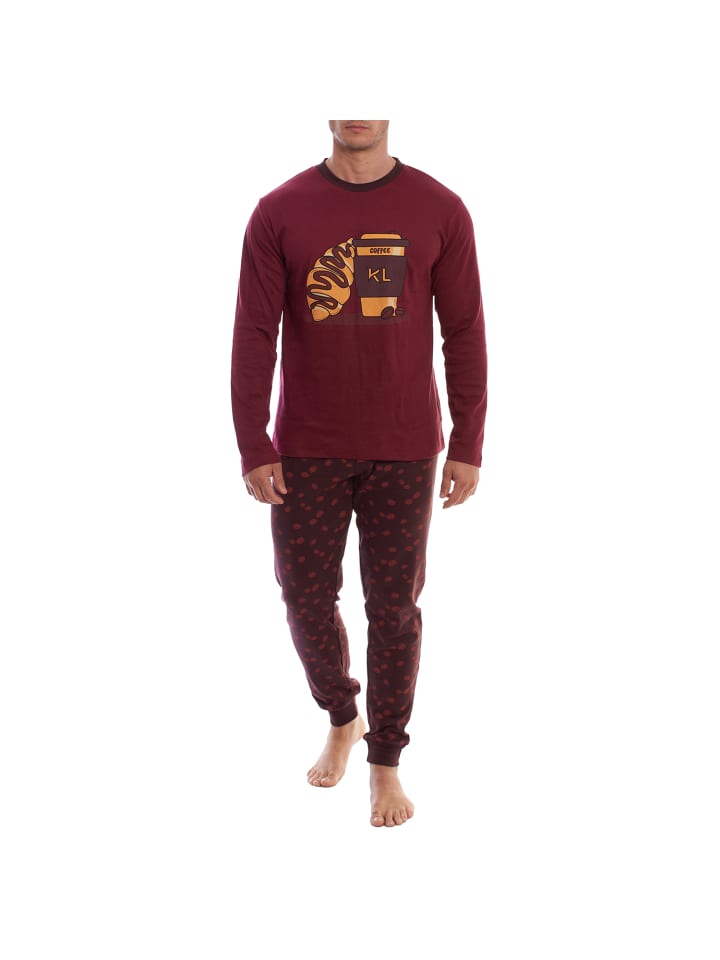 

Пижама Kisses and Love, бордовый