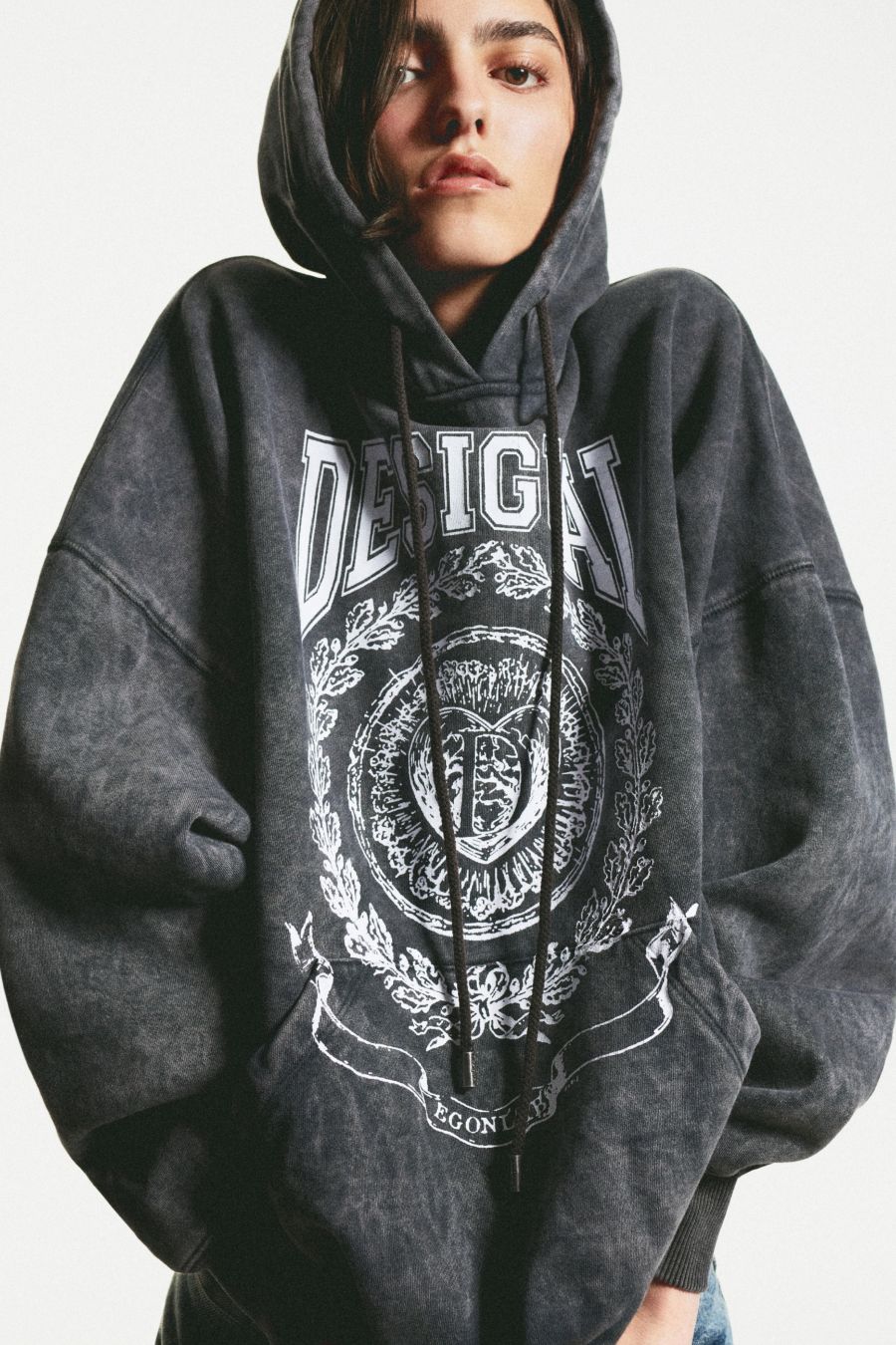 

Женская толстовка Egonlab с вышивкой Desigual, Black