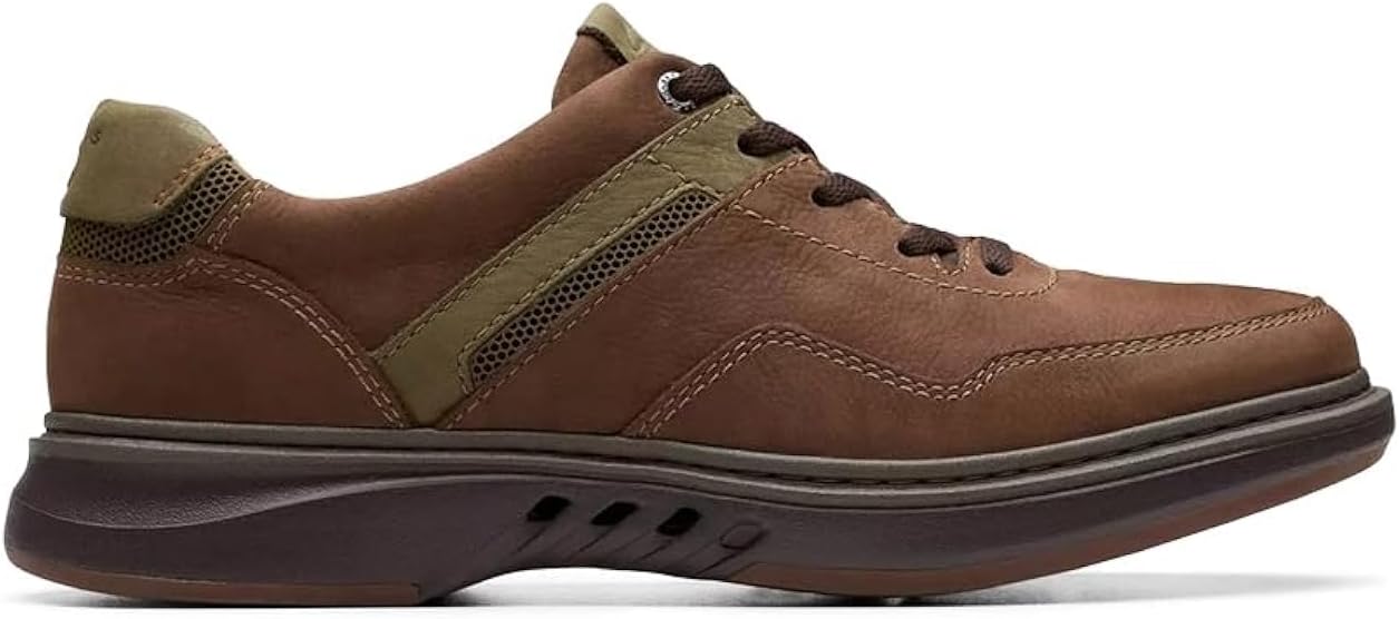 

Мужские кроссовки Clarks Un Briley Vibe Oxford, темно-коричневый