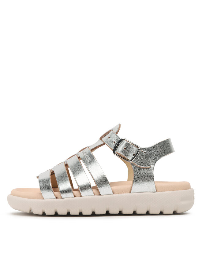 Сандалии J Sandal Soleima Gir J35GSB000CFC1007 Geox, серебро — фото 2
