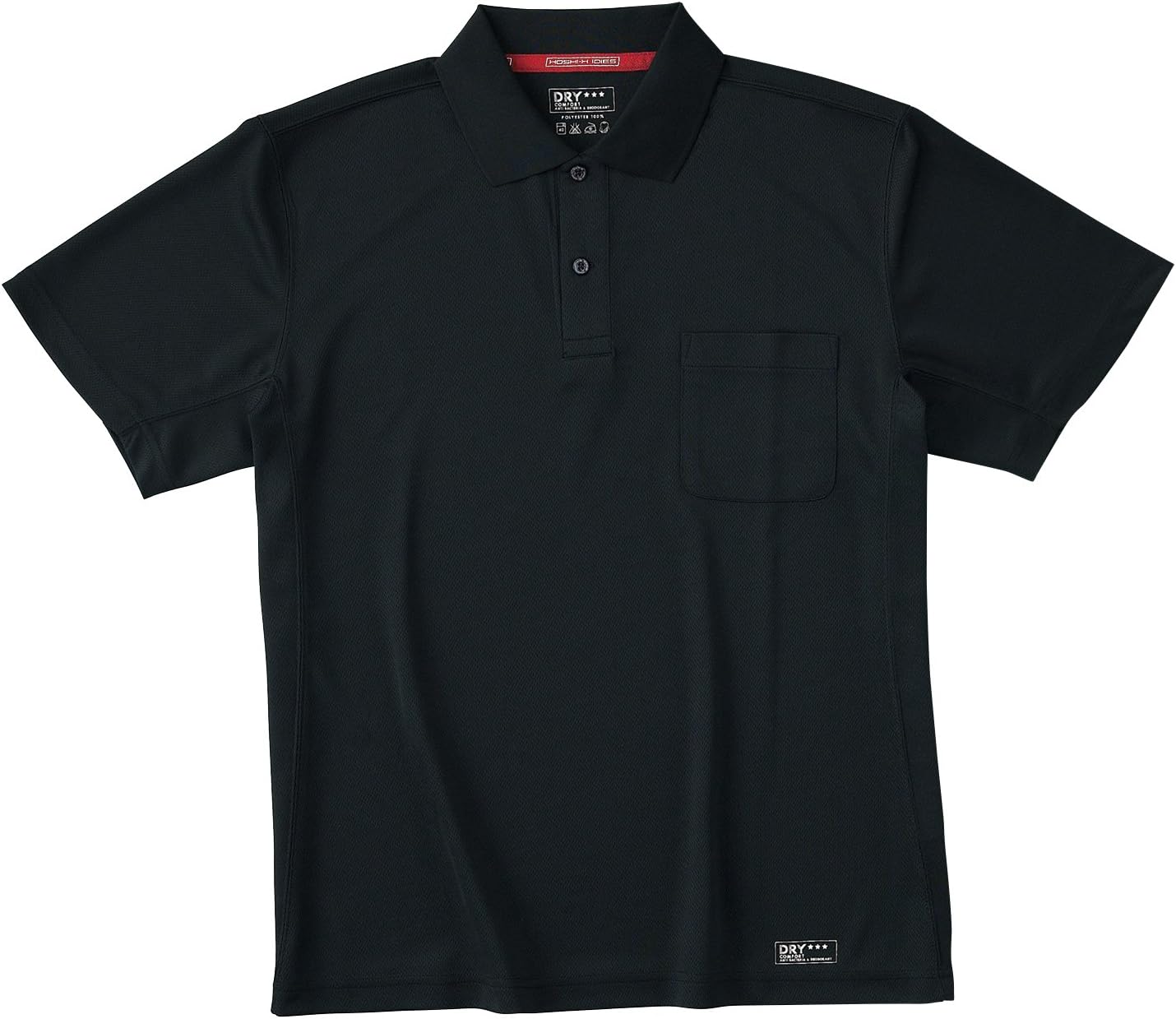 

Поло Hoshi Attire IDIES 224 с коротким рукавом, черное, размер: 3L Hoshi-H