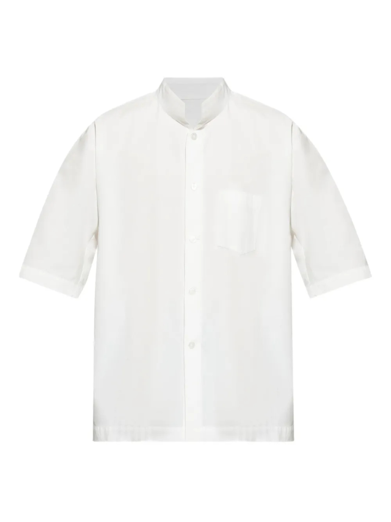 

Рубашка из хлопка Homme Plissé Issey Miyake, белый