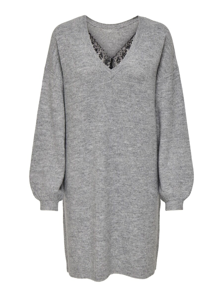 

Вязаное платье ONLY Knitted dress ONLManifesta, серо-бежевый