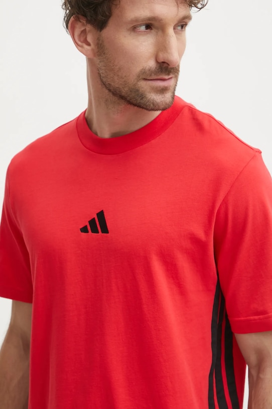 

Футболка хлопковая Essentials Adidas, красный