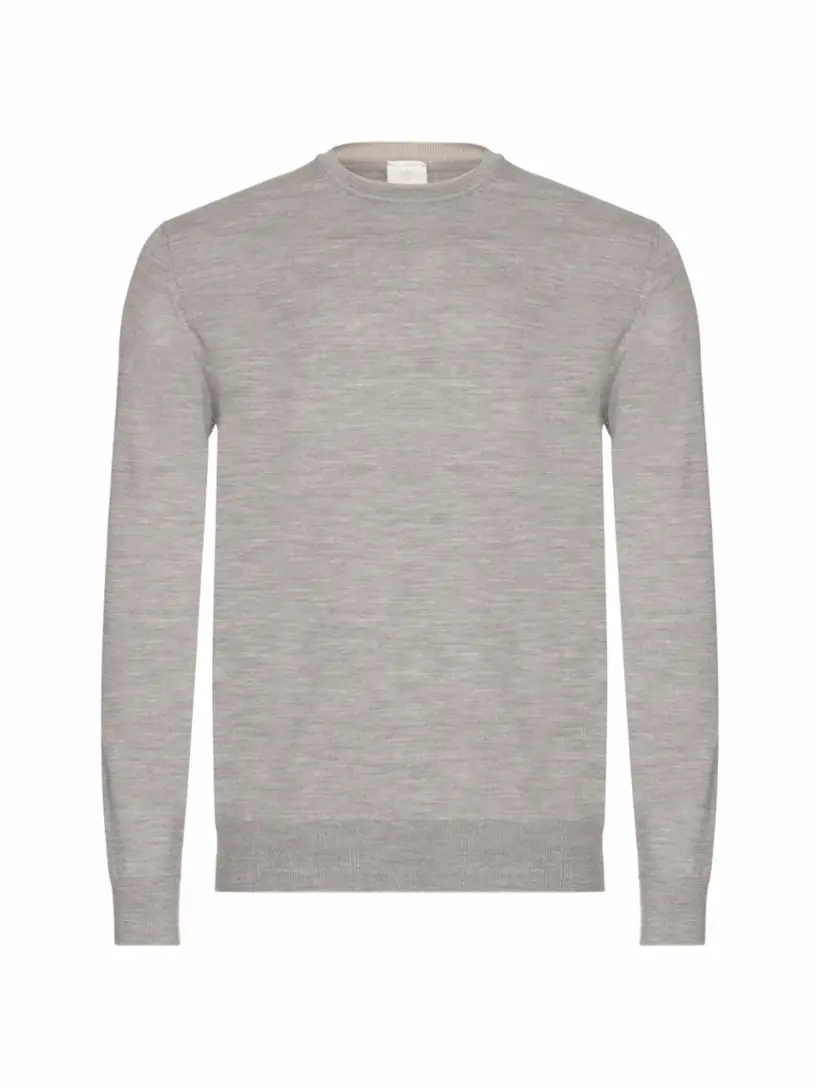 

Джемпер с эффектом многослойности Eleventy, серый